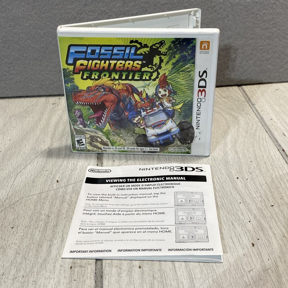 Fossil Fighters Frontier Nintendo 3DS No Game, Case Only
